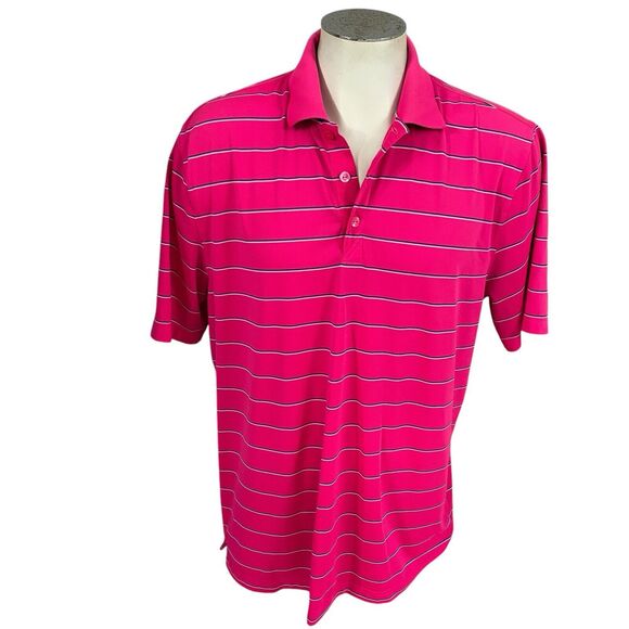 Cutter & Buck Shirt Mens Large Pink Polo Work Office Casual Athletic Preppy - Picture 8 of 15
